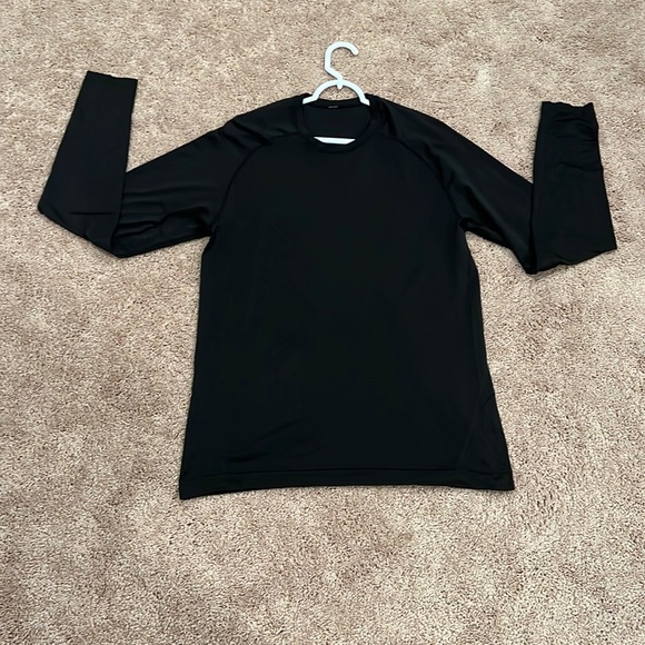 lululemon athletica Other - Lululemon Men Black Shirt Long Sleeve Like New